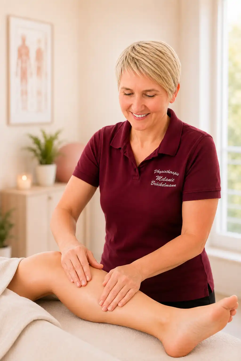 Manuelle Lymphdrainage Langenberg bei Schwellungen am Bein