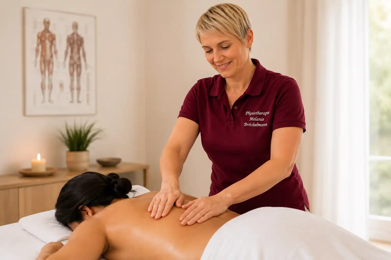 Massage in der Physiotherapiepraxis Melanie Br&ouml;ckelmann in Langenberg